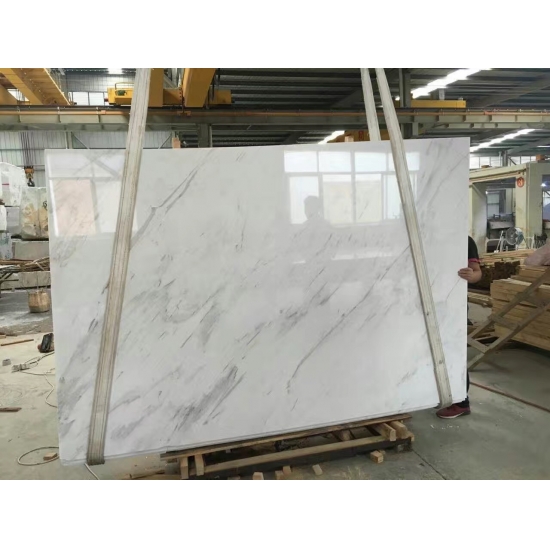 Aristone white marble slabs