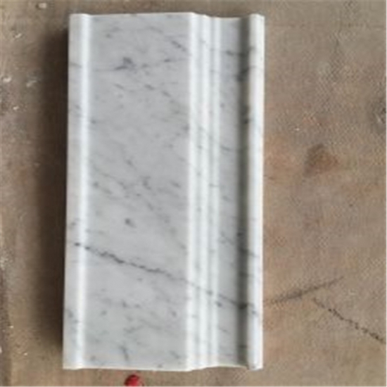 honed white carrara marble